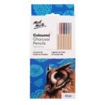 MONT MARTE COLOURED CHARCOAL PENCILS SIGNATURE 12 PCS