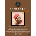 ART ESSENTIALS Toned Tan 120 GSM Artist Papers- Polypacks