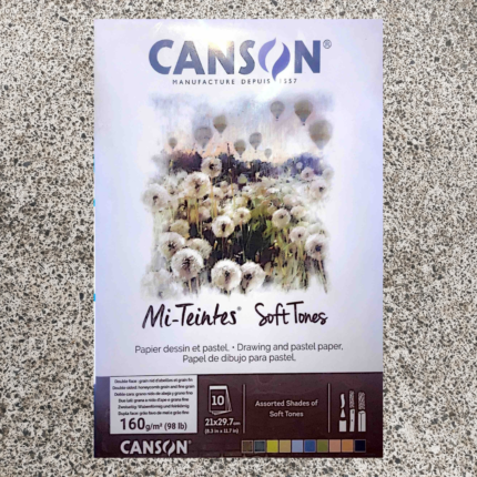 CANSON MI-TEINTES SOFT TONES PASTEL PAPER 160GSM 21x29.7CM