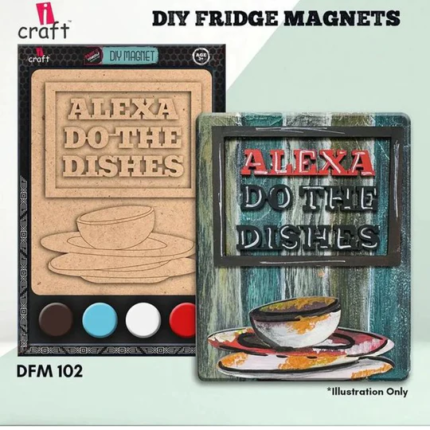 DIY FRIDGE MAGNETS ALEXA