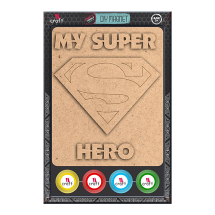 DIY FRIDGE MAGNETS MY SUPER HERO SUPERMAN