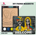 DIY FRIDGE MAGNETS WELCOME