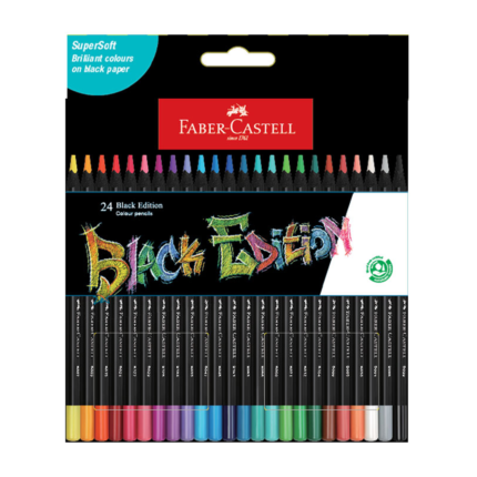 Faber Castell Black Edition Colour Pencil - Set of 24