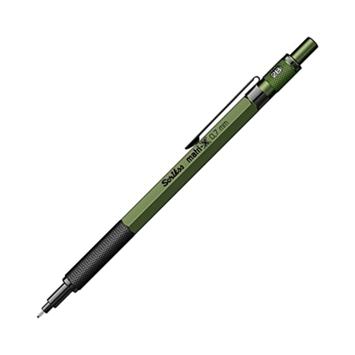 Scrikss | Matri-X | Mechanical Pencil 0.7MM - Matt Green - 88484