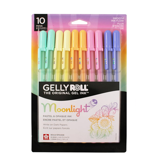 SAKURA Gelly Roll Moonlight Pastel Pens- 10 pcs Set