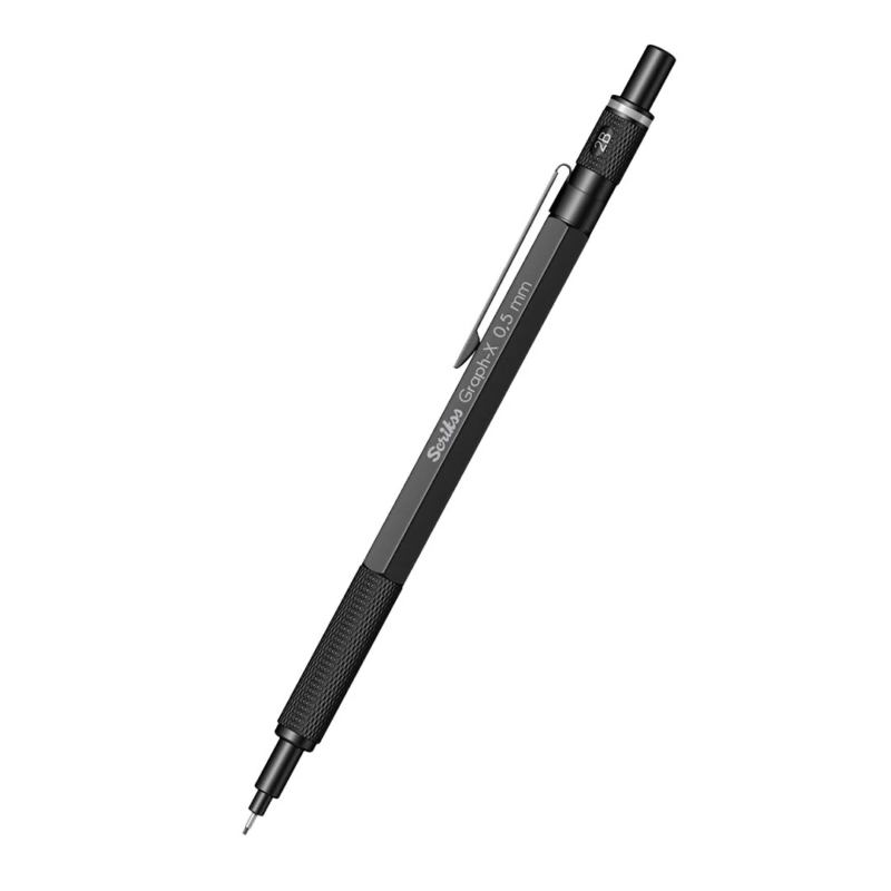 Scrikss | Graph-X | Mechanical Pencil 0.5MM - MATT BLACK - 71288