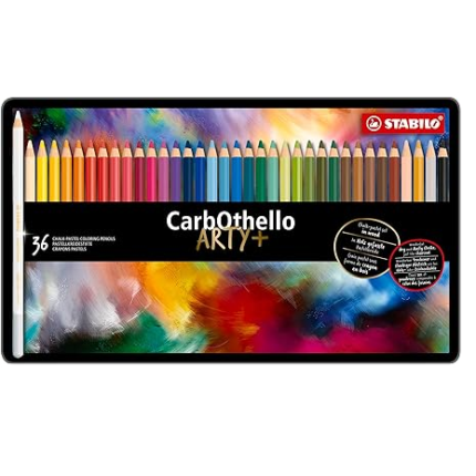 STABILO CarbOthello Pastel Pencil Set – Pack of 36 Shades