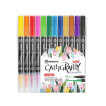 mungyo twin calligraphy marker set of 12