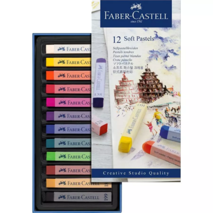 FABER CASTELL SOFT PASTEL 12 SHADES