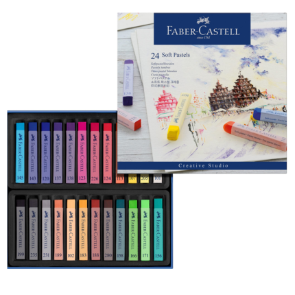 Faber-Castell Soft Pastels- Set Of 24