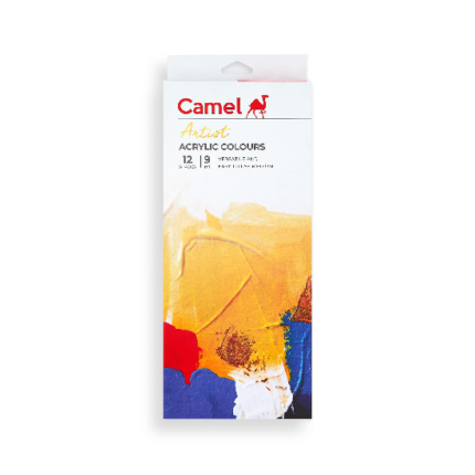 camel artist acrylic colors 9ml set