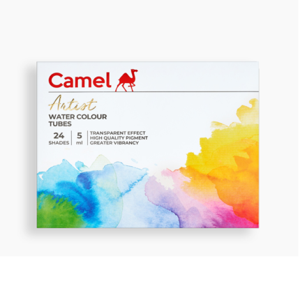 Camel Artist Watercolor 24 shades x 5ml