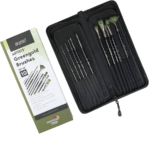 Brustro Artists Greengold Acrylic Brushes Assorted Set of 10
