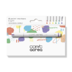 COPIC ACREA PAINT MARKER SET OF 6 LIGHT COLOURS- 1007