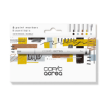COPIC ACREA PAINT MARKER SET OF 6 ESSENTIAL COLOURS- 1005