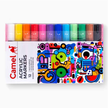 Camel ACRYLIC MARKERS - 12 SHADES