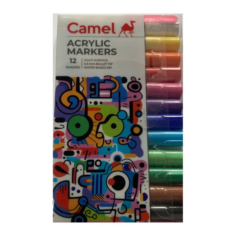 Camel ACRYLIC MARKERS - 12 SHADES