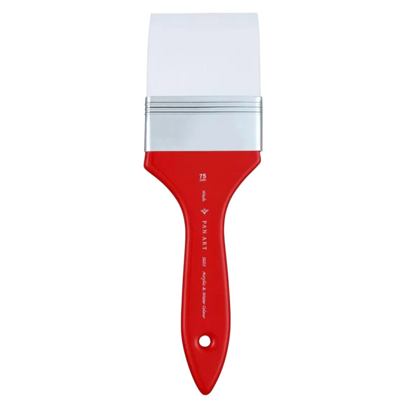 PAN ART Redly 5625 FLAT Wash Short Handle Brush