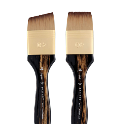 PAN ART Multimedia 4702 FLAT Wash Short Handle Brush