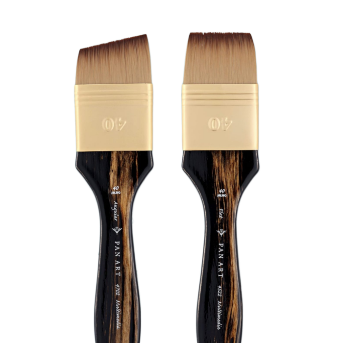 PAN ART Multimedia 4702 FLAT Wash Short Handle Brush