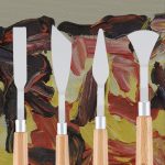 PAN ART Birch Wood Painting Knives