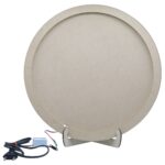 MDF Round Frame For Moon Texture Art With LED 12 Inch - Image 3