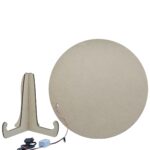 MDF Round Frame For Moon Texture Art With LED 12 Inch - Image 2