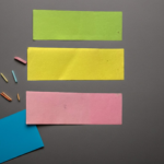 Colorful Notes Leaves Assorted Shades