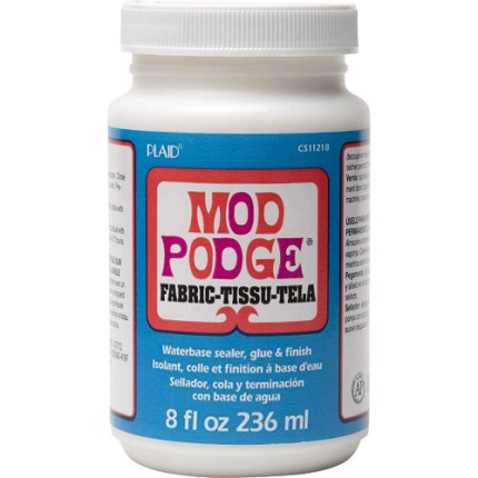 fabric modpodge plaid 8oz