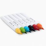 Camel Brush Pens 6 Shades - Image 2