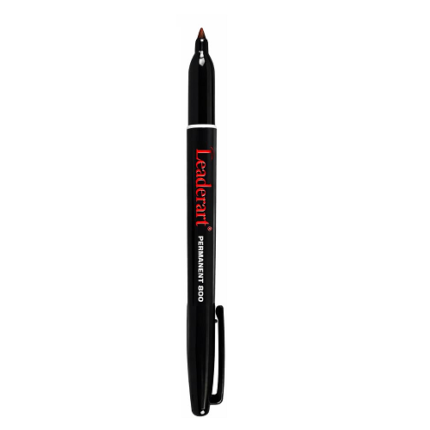 LeaderArt Permanent 800 Marker Pen Black