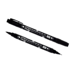 UNID Permanent Dual Tip Marker 1800 Black - Image 2