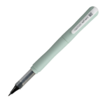 Zig Letter Pen Cocoiro Flexible Extrafine Brush Tip Black Ink Haze Blue
