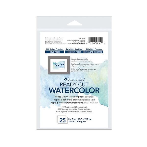 strathmore 500 series ready cut watercolor cold press paper